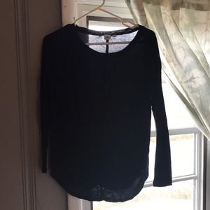 Black Long-sleeved top